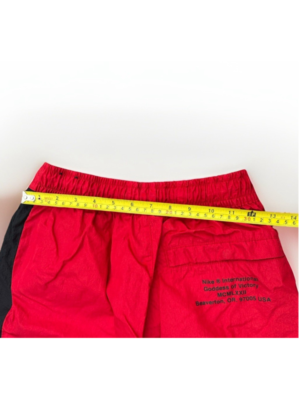 Nike Vintage Red Track Pants w/ Double Swoosh SZ - Small - Picture 9 of 9